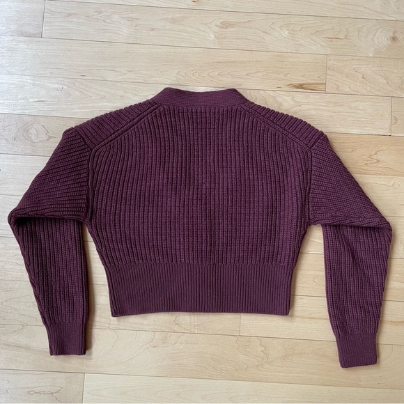 XS - Aritzia Babaton Canberra Cardigan, Color Rich Marron (sold out) - Picture 5 of 12